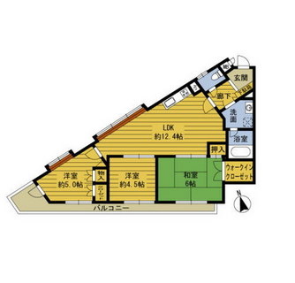 東京都世田谷区北沢１丁目 賃貸マンション 3LDK