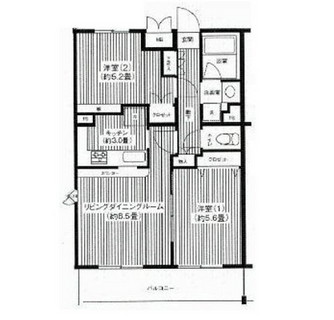 東京都世田谷区代田５丁目 賃貸マンション 2LDK