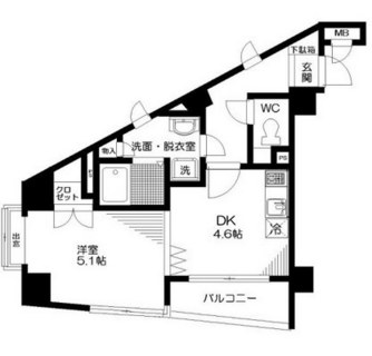 東京都目黒区駒場１丁目 賃貸マンション 1DK