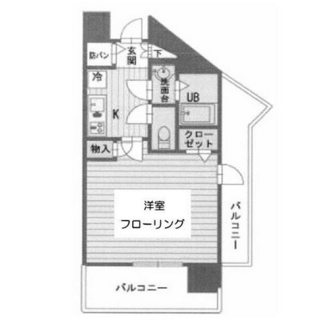 東京都渋谷区神泉町 賃貸マンション 1K