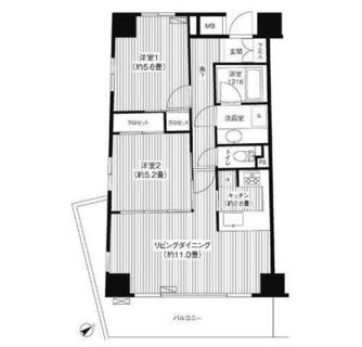 東京都杉並区高井戸東３丁目 賃貸マンション 2LDK